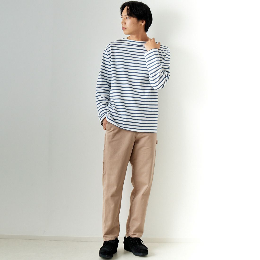 SMITH'S [スミス] ペインターパンツ [4175-5031] 18 TAUPE &&モデル身長：179cm 着用サイズ：M&&