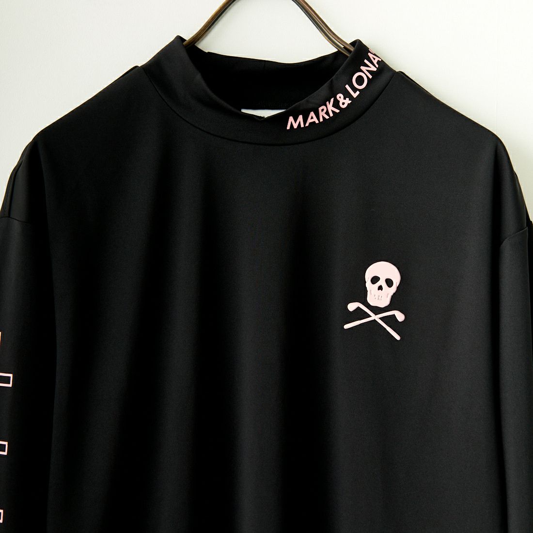 MARK & LONA [マークアンドロナ] モックネックTシャツ [MLM-4A-AA01] BLACK