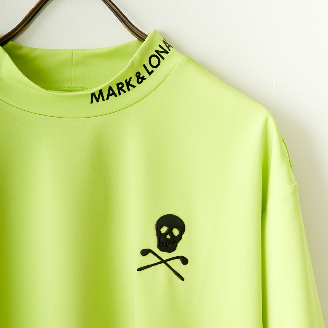 MARK & LONA [マークアンドロナ] モックネックTシャツ [MLM-4A-AA01] LIME