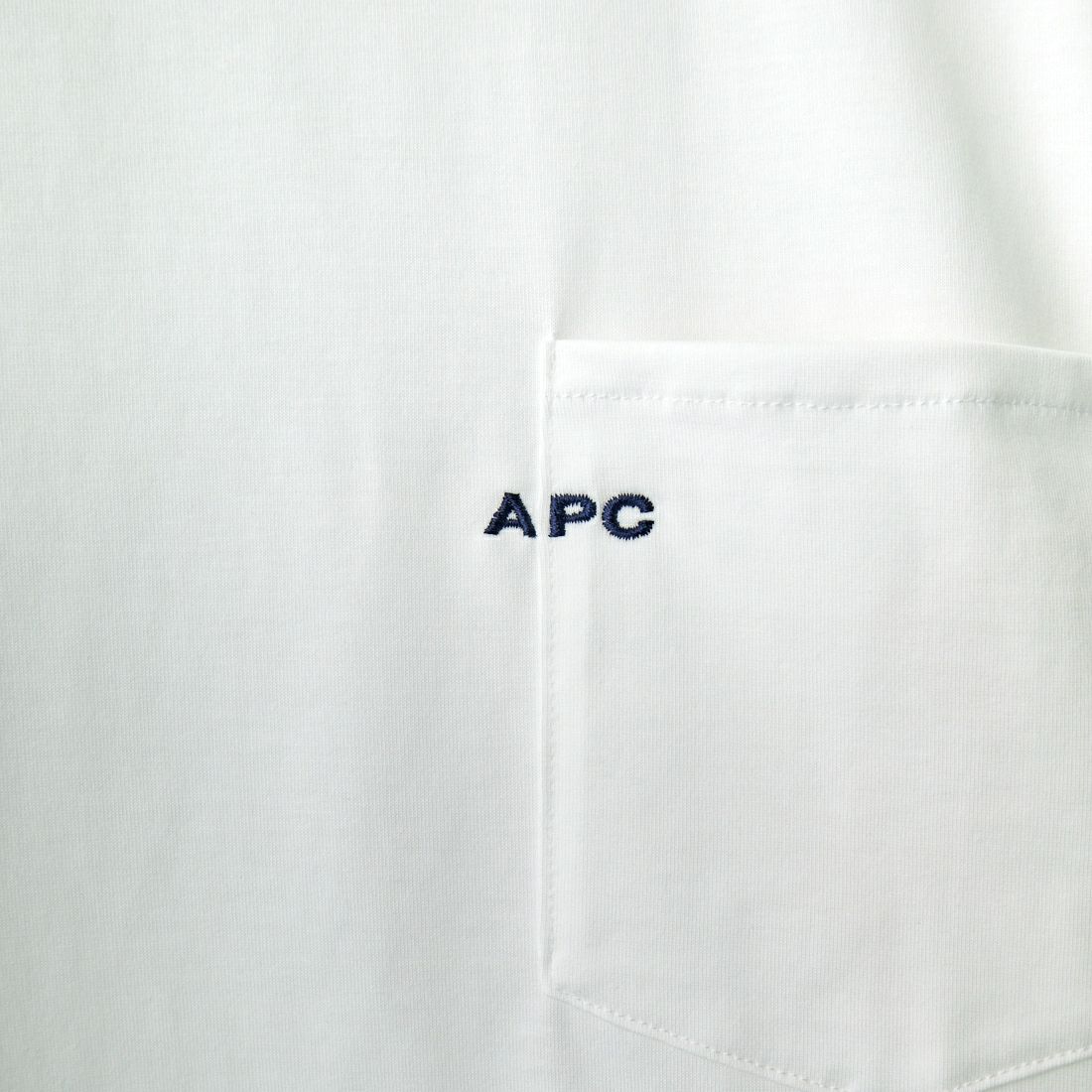 A.P.C. [アー・ペー・セー] ポケットTシャツ [POCKET-EMB-T] 90 BLANC