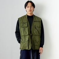 A OLIVE&&モデル身長：179cm 着用サイズ：M&&