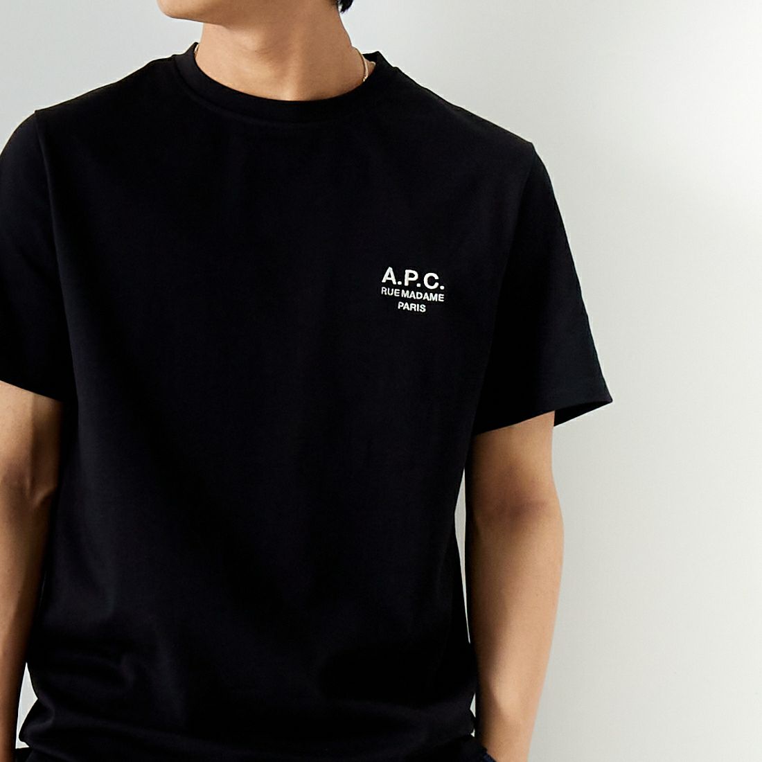 A.P.C. [アー・ペー・セー] RAYMOND Tシャツ [T-SHIRT-RAYMOND] 96 NOIR