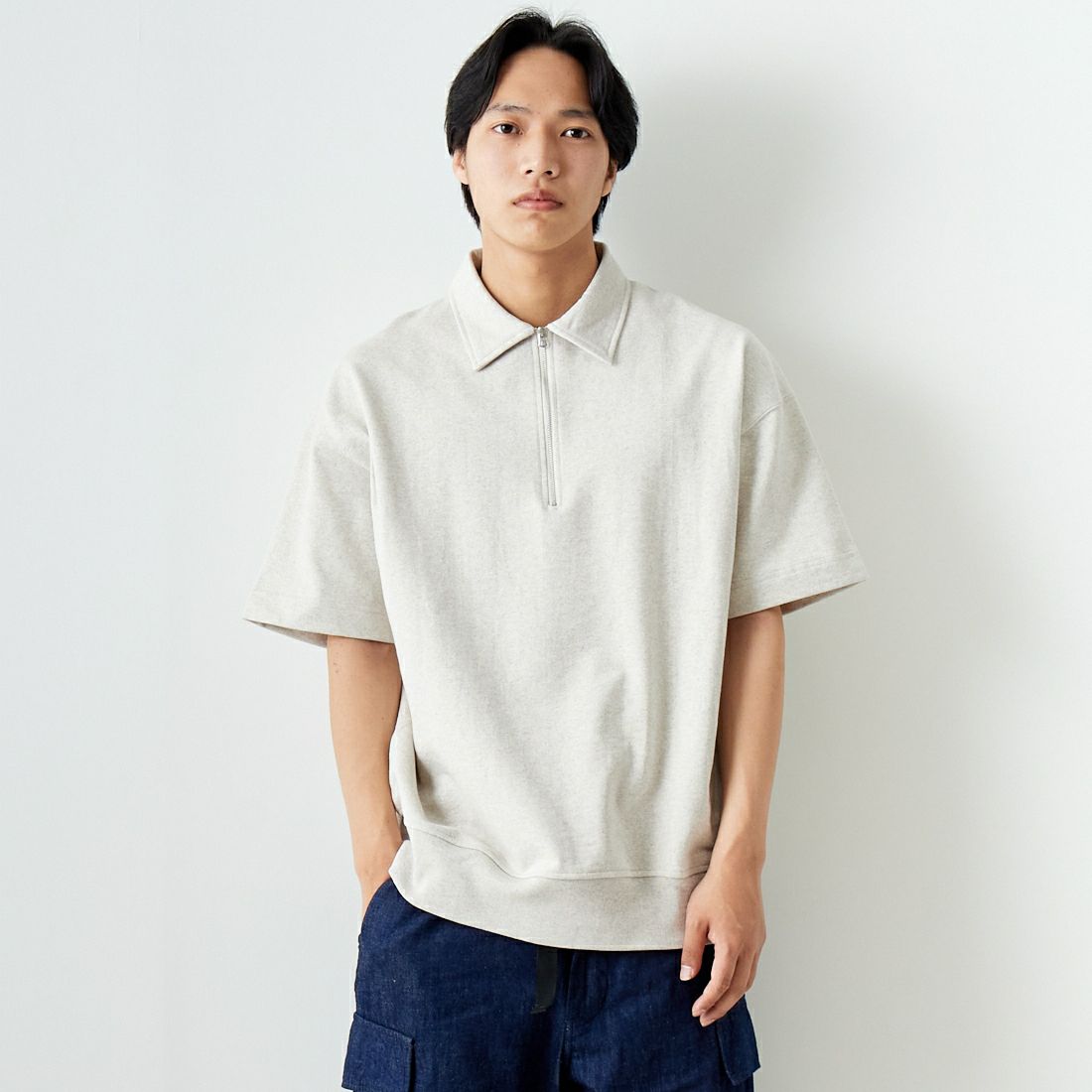 3 OATMEAL&&モデル身長：179cm 着用サイズ：L&&