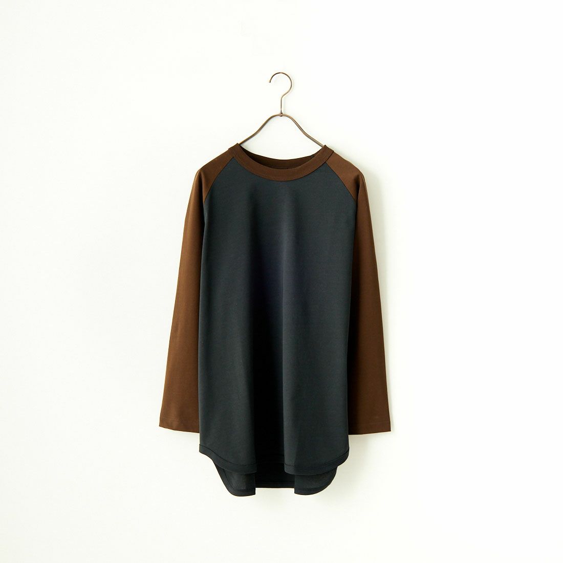 A VONTADE [アボンタージ] 2トーンラグランスリーブTシャツ [VTD-0615-CS] 3 INK/BROW
