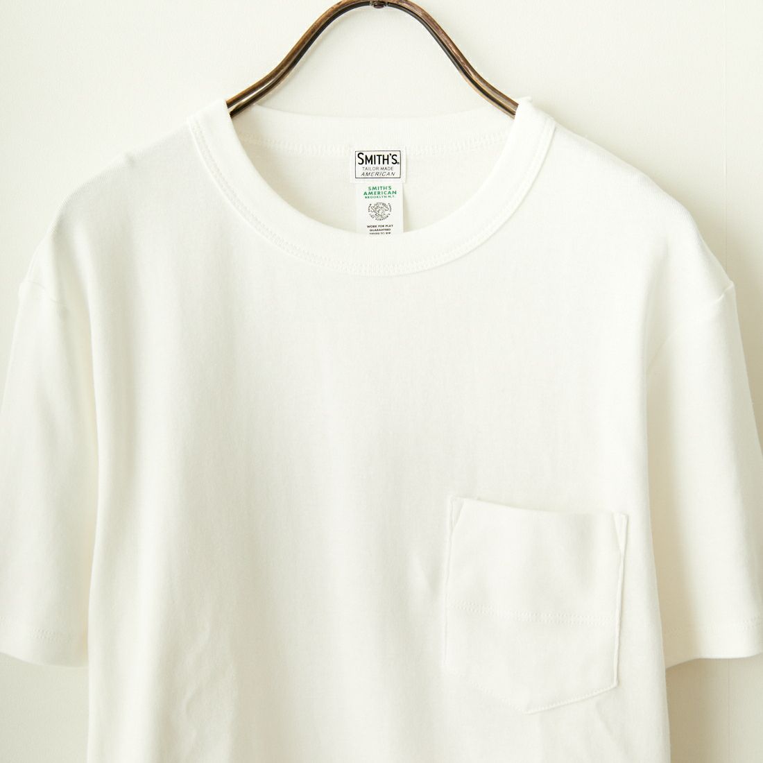 SMITH'S [スミス] ポケットTシャツ [4275-6033] 09 WHITE