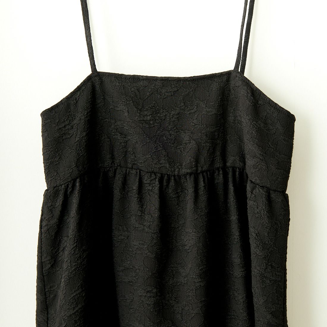 Jf Ready Made [ジェイエフレディメイド] ニットジャガードキャミブラウス [8849317-01] 03 ﾌﾞﾗｯｸ