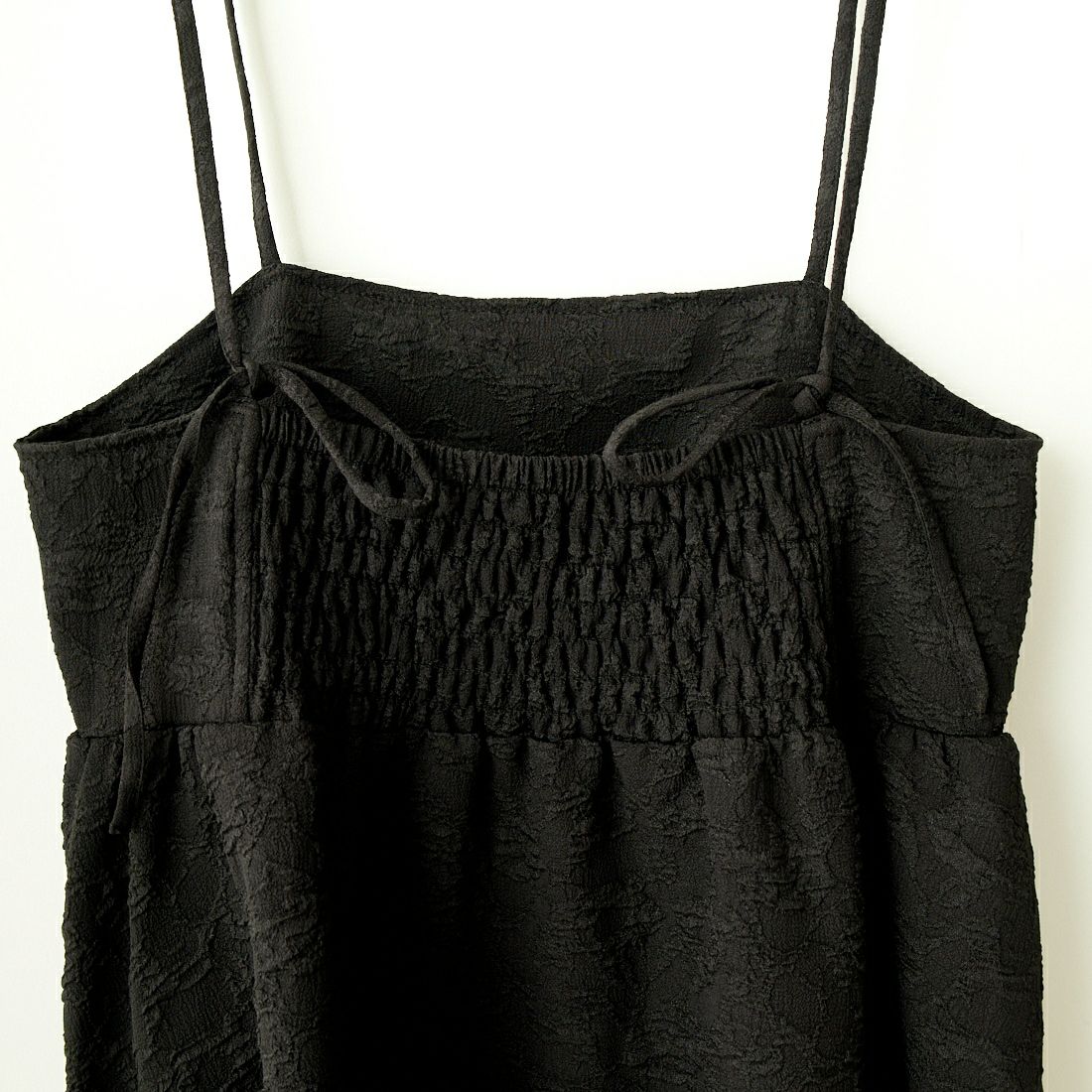 Jf Ready Made [ジェイエフレディメイド] ニットジャガードキャミブラウス [8849317-01] 03 ﾌﾞﾗｯｸ