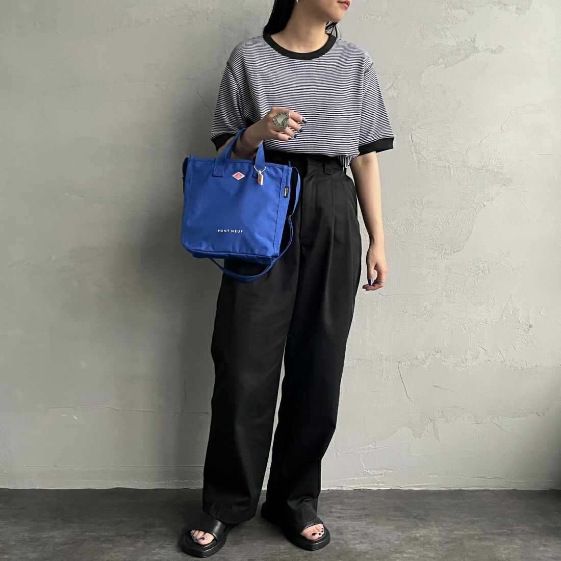 DANTON [ダントン] PONT NEUF コーデュラキャンバス 2WAYトートバッグ [PONT-NEUF] BLUE
