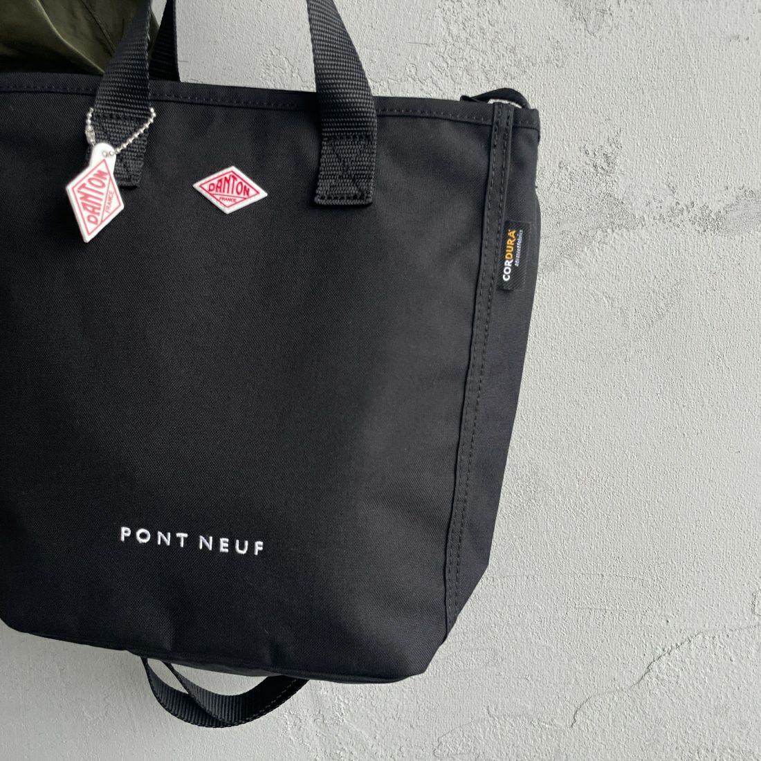 DANTON [ダントン] PONT NEUF コーデュラキャンバス 2WAYトートバッグ [PONT-NEUF] BLACK