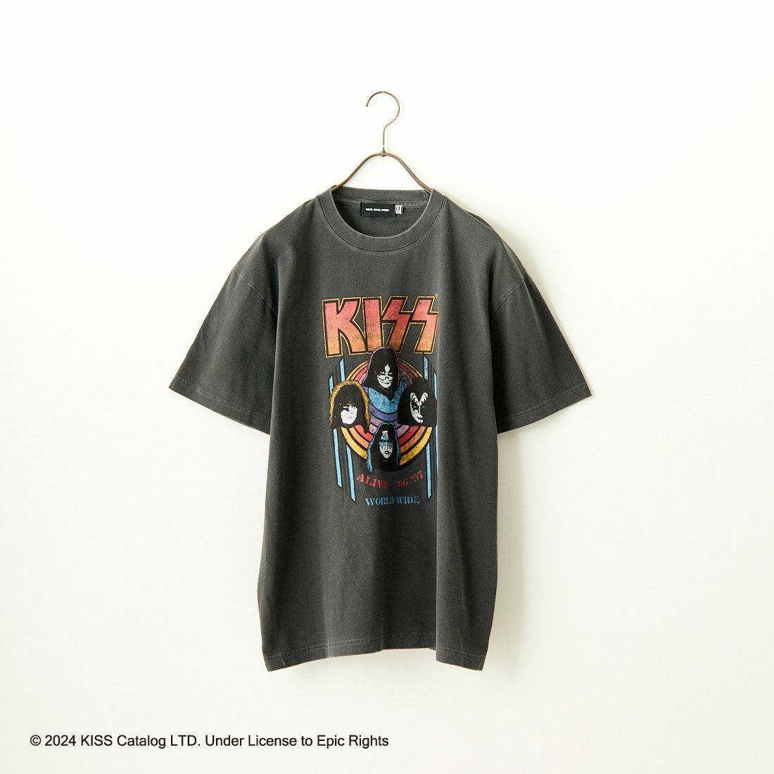 GOOD ROCK SPEED [グッドロックスピード] 別注 KISS ロックプリントTシャツ [INTN-010-JF]