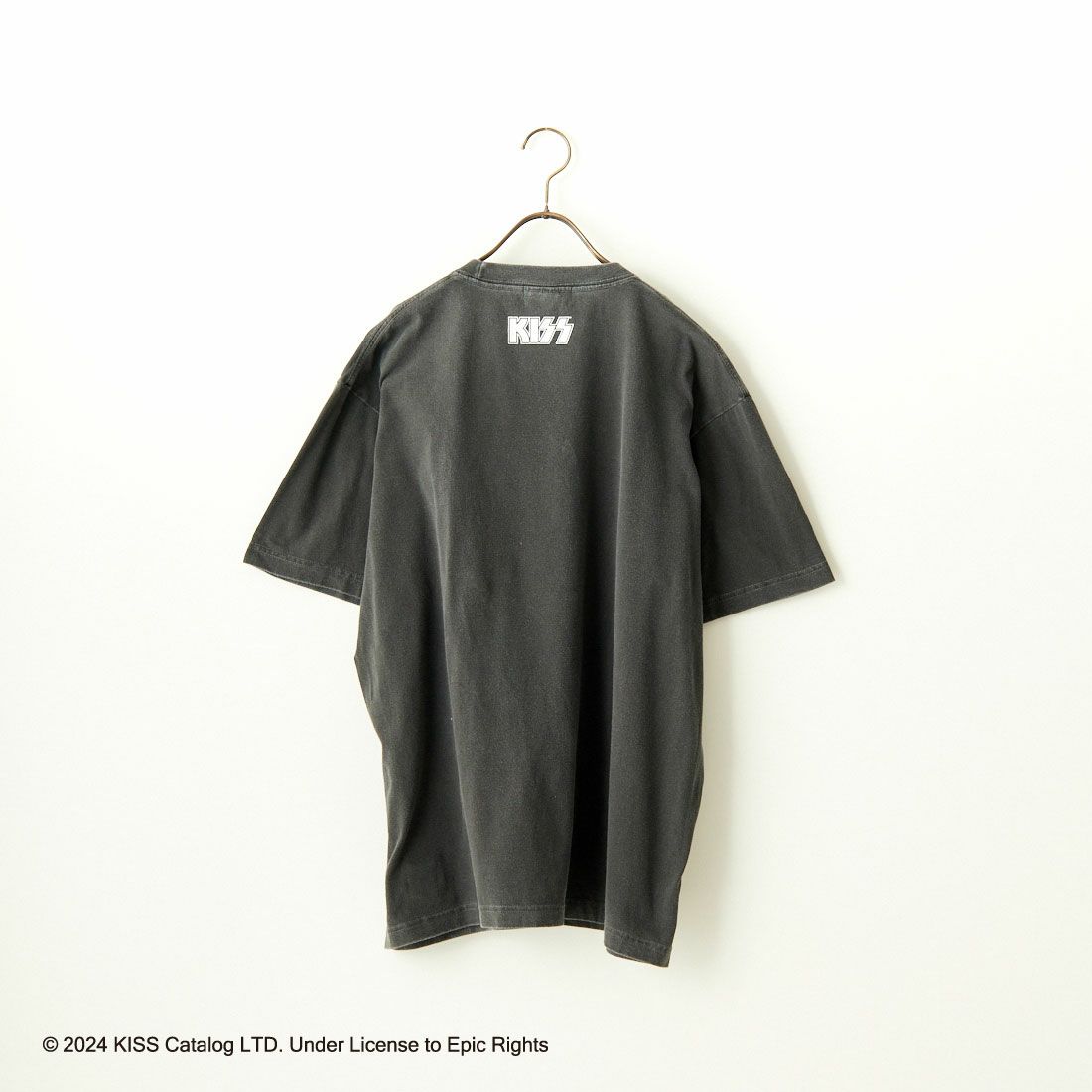 GOOD ROCK SPEED [グッドロックスピード] 別注 KISS ロックプリントTシャツ [INTN-010-JF] CHARCOAL