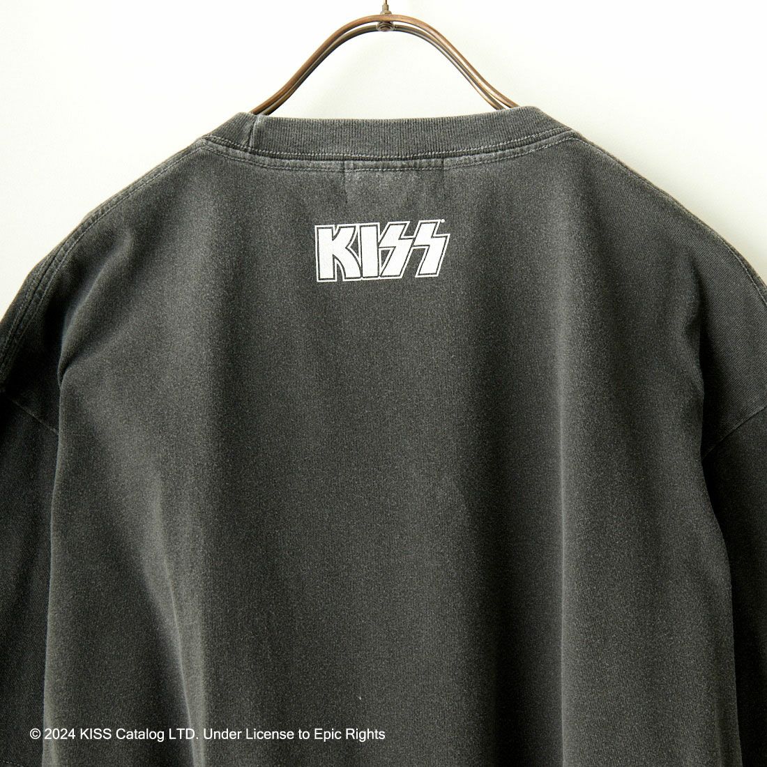 GOOD ROCK SPEED [グッドロックスピード] 別注 KISS ロックプリントTシャツ [INTN-010-JF] CHARCOAL