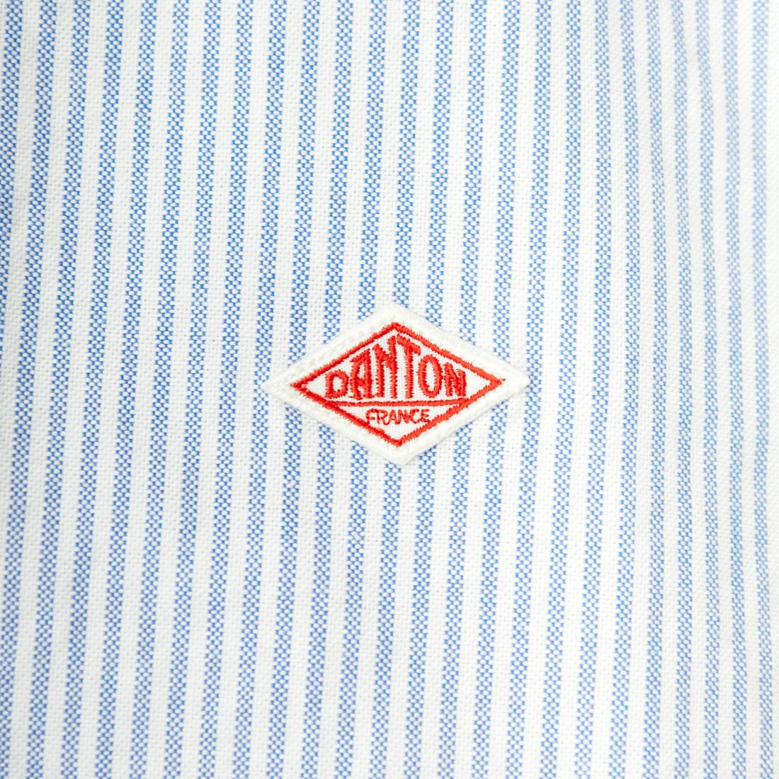 DANTON [ダントン] オックスフォード バンドカラーシャツ [DT-B0280OXP] SAX/WHT ST