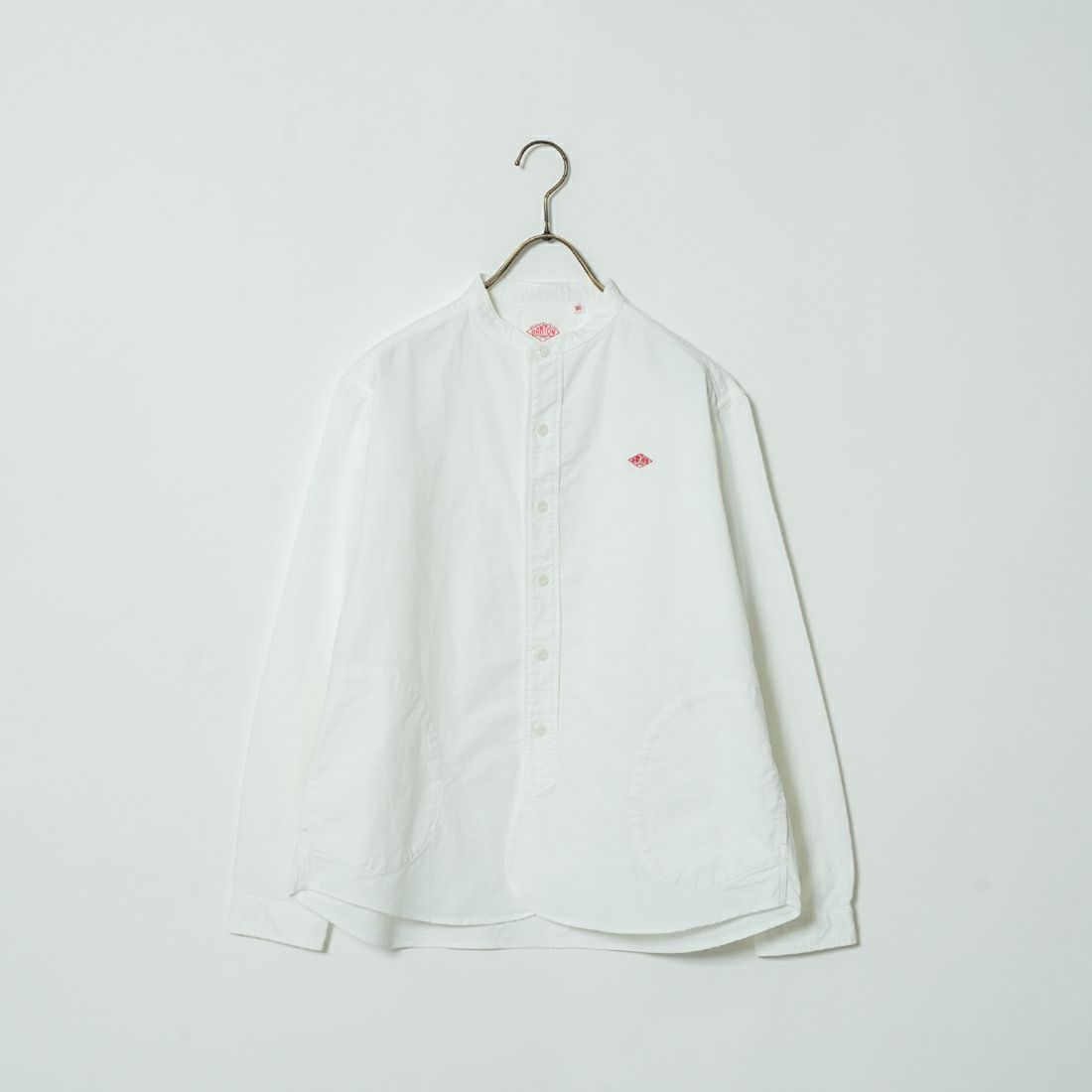 DANTON [ダントン] オックスフォード バンドカラーシャツ [DT-B0279SOX] WHITE