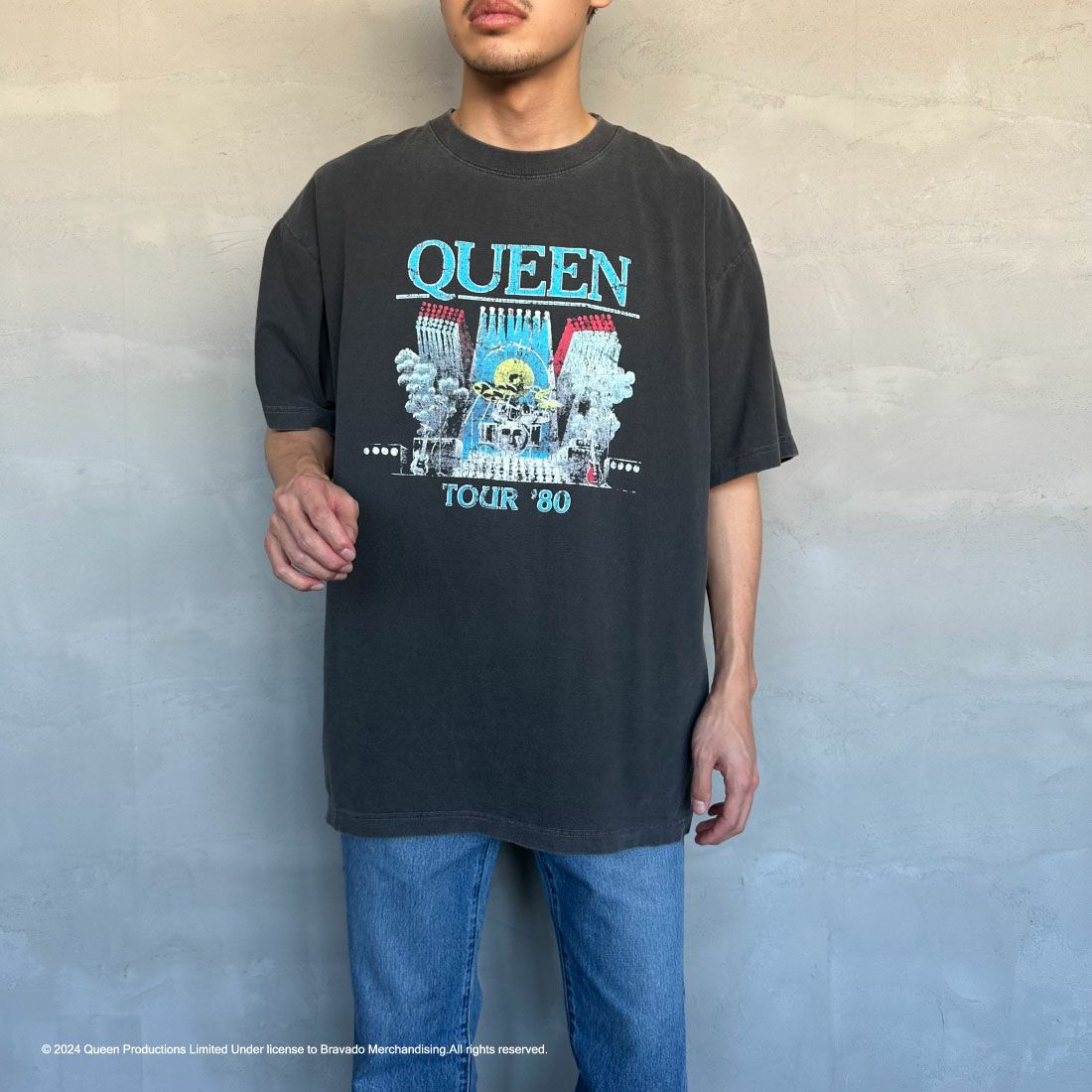 GOOD ROCK SPEED [グッドロックスピード] 別注 QUEEN ロックプリントTシャツ [INTN-009-JF]