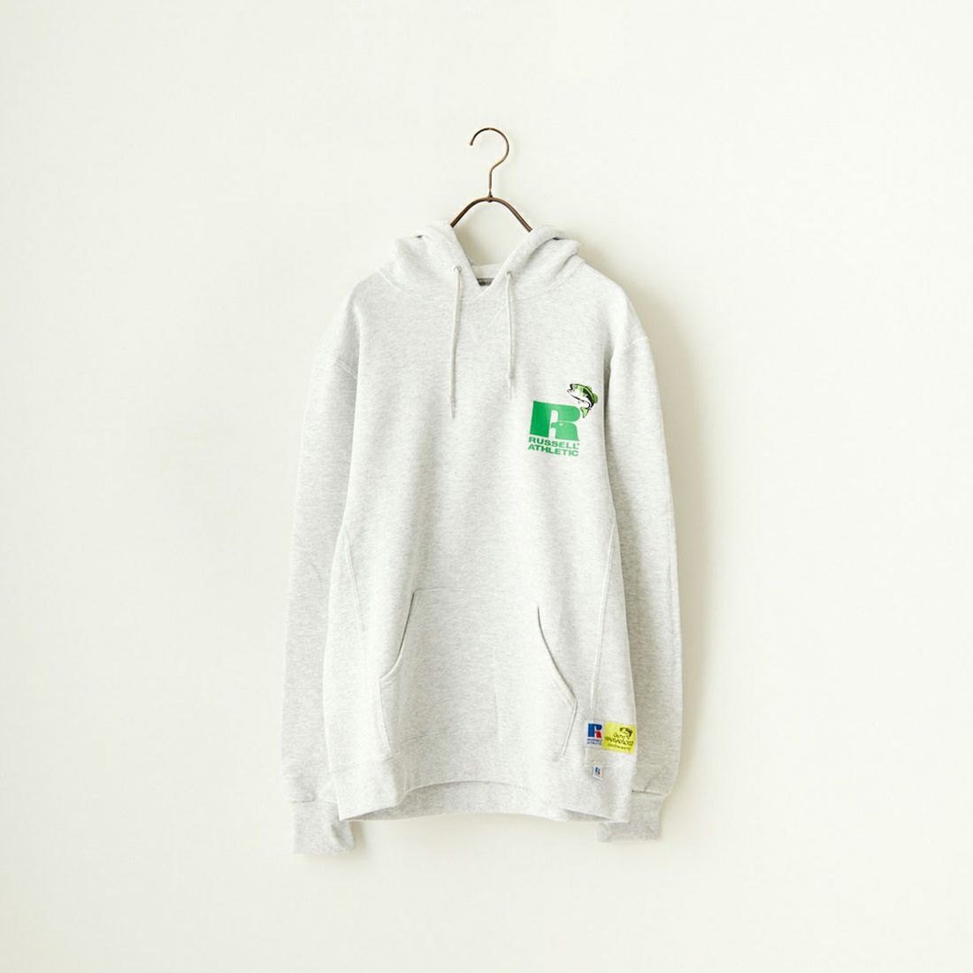 RUSSELL ATHLETIC [ラッセル アスレチック] Russell×Gary YAMAMOTO ロゴスウェットフーディ [RGY-A02] ASH