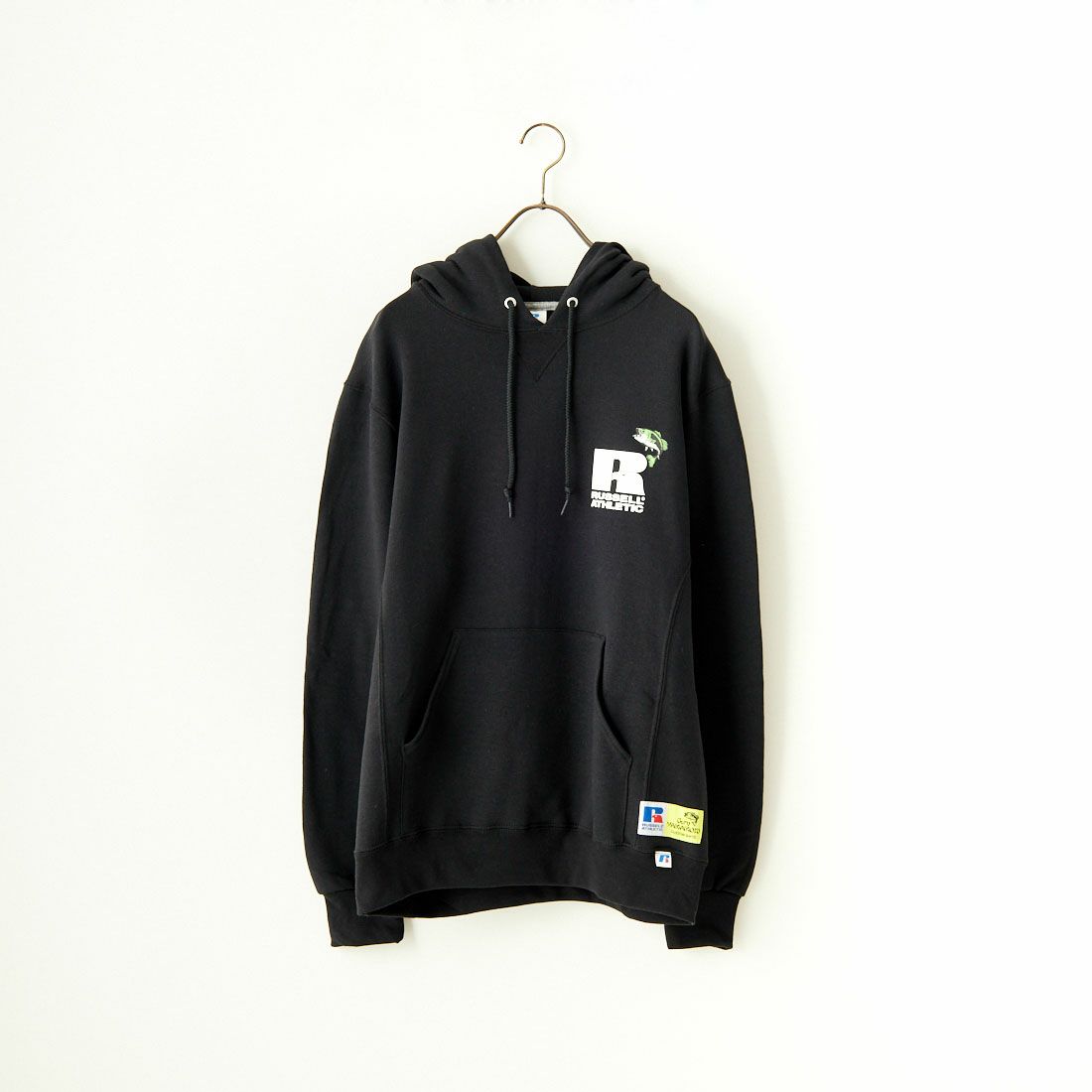 RUSSELL ATHLETIC [ラッセル アスレチック] Russell×Gary YAMAMOTO ロゴスウェットフーディ [RGY-A02] BLK