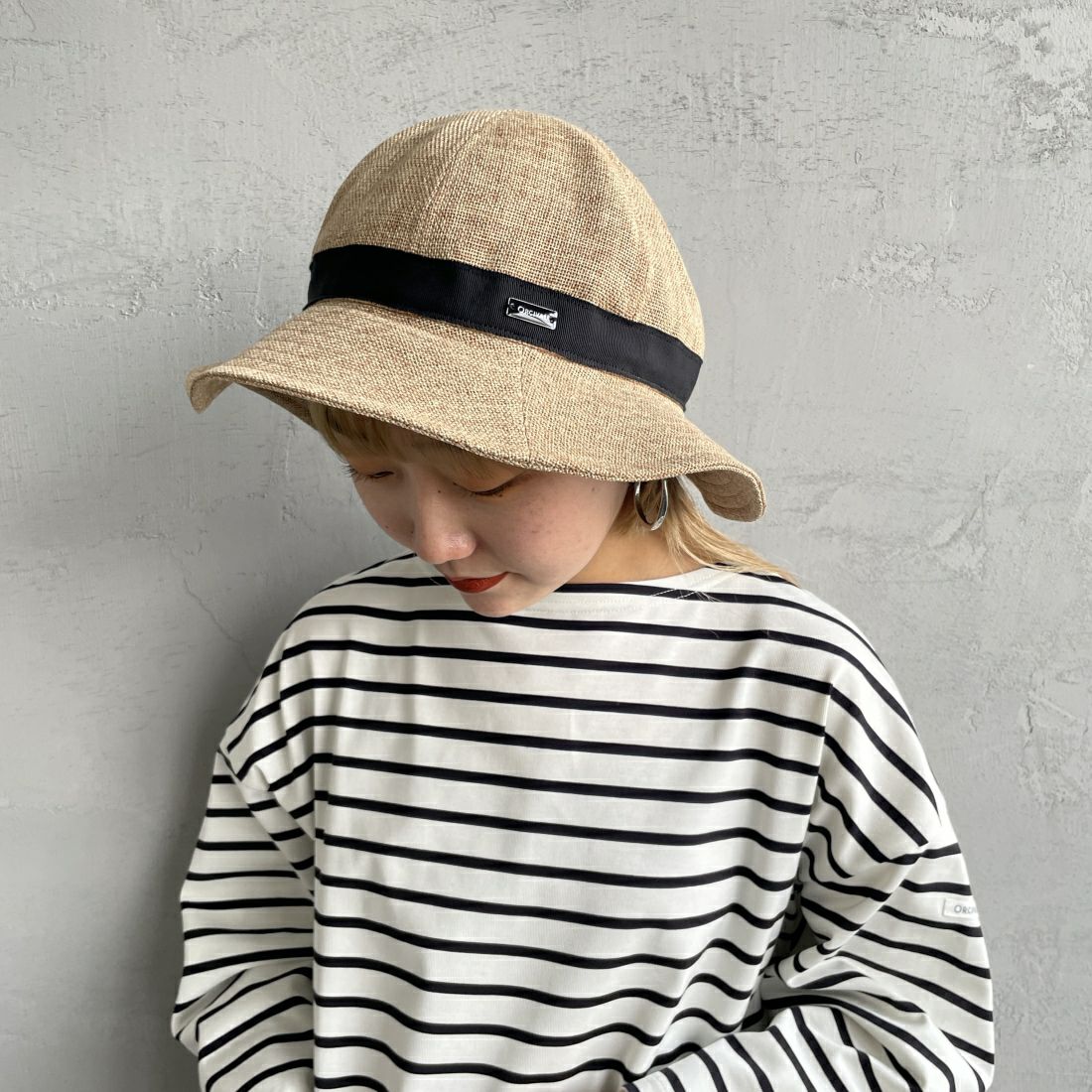 ORCIVAL [オーシバル] ラフィアライクナチュラルハット [OR-H0281RLP] BEIGE