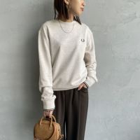 FRED PERRY [フレッドペリー] ワンポイント刺繍 クルーネック