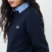 FRED PERRY [フレッドペリー] ワンポイント刺繍 クルーネック