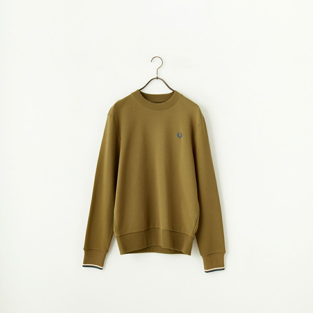 FRED PERRY [フレッドペリー] ワンポイント刺繍 クルーネックスウェット [M7535] Z60 SHADED