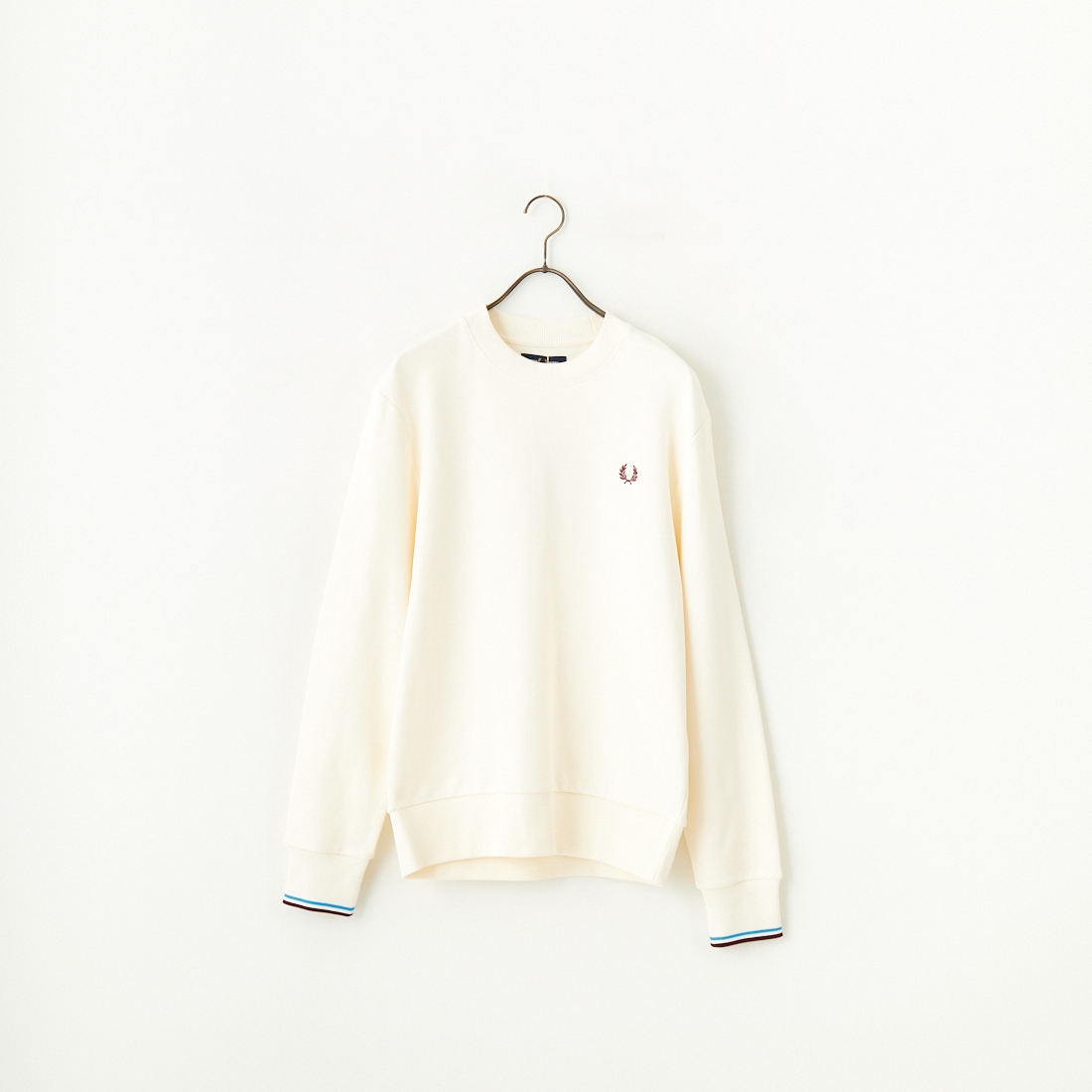 FRED PERRY [フレッドペリー] ワンポイント刺繍 クルーネックスウェット [M7535] Z46 ECR/CO