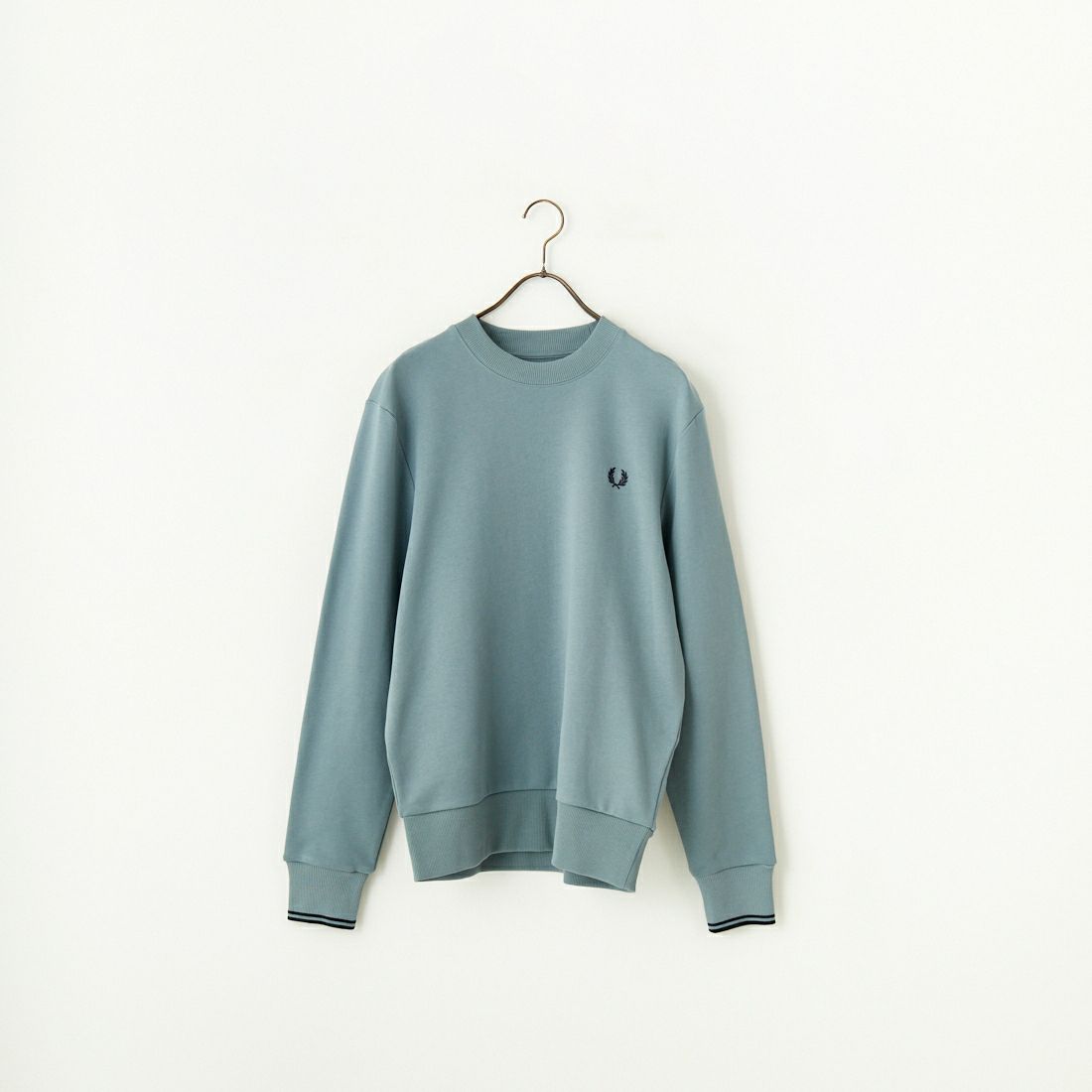 FRED PERRY [フレッドペリー] ワンポイント刺繍 クルーネックスウェット [M7535] Z56 STOCKP