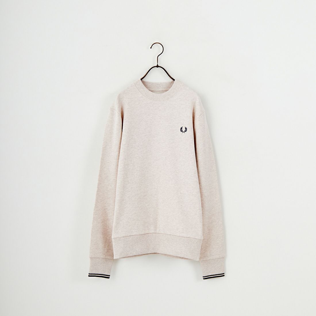 FRED PERRY [フレッドペリー] ワンポイント刺繍 クルーネックスウェット [M7535] W50 PORRID