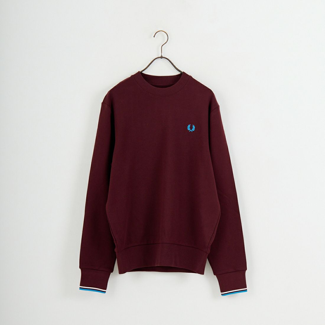 FRED PERRY [フレッドペリー] ワンポイント刺繍 クルーネックスウェット [M7535] Z63 OXBLOO