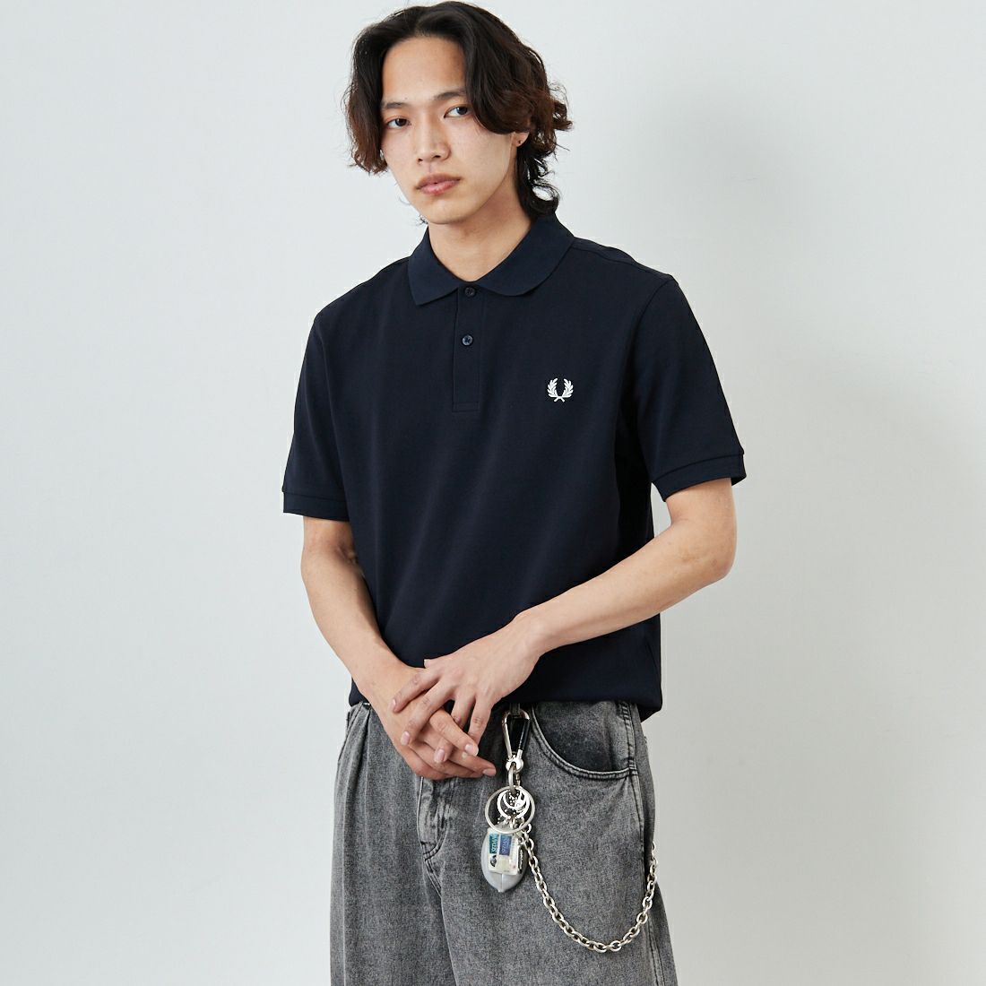 608 NAVY&&モデル身長：179cm 着用サイズ：L&&