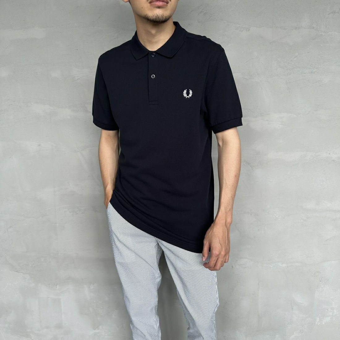 FRED PERRY [フレッドペリー] ツインティップライン ロングスリーブ