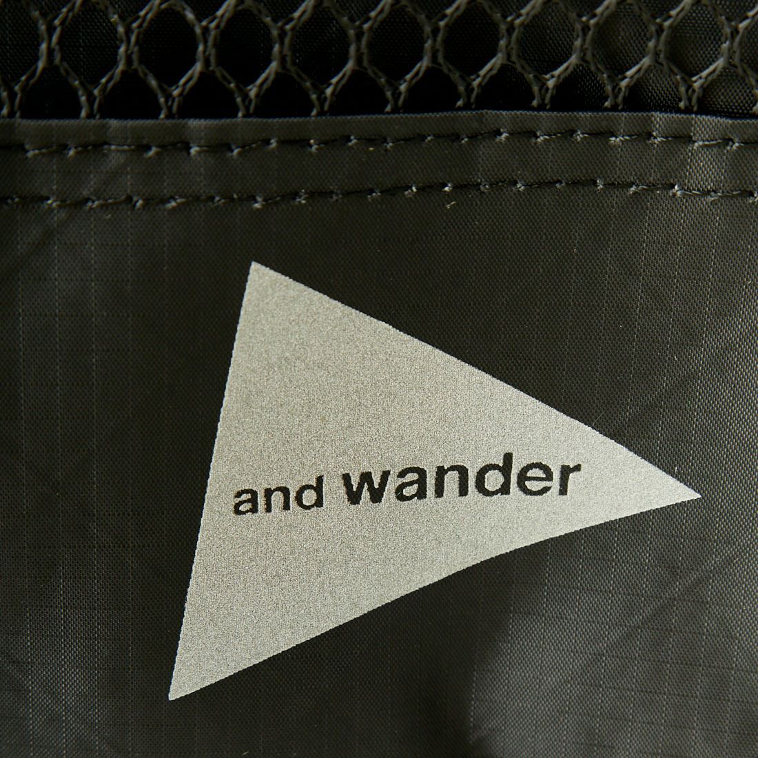 and wander [アンドワンダー] エコパック ショルダーポーチ [5744975195] BLACK