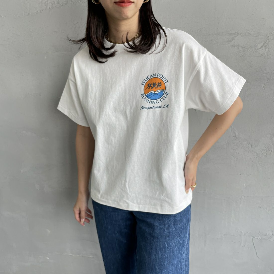 RUN&&モデル身長：163cm 着用サイズ：F&&
