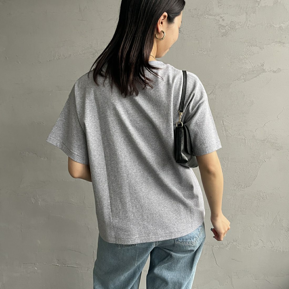 HANDTEX [ハンドテックス] 別注 スーベニアプリントTシャツ [HT6-CST-IN4-JF] TRIATHLON &&モデル身長：163cm 着用サイズ：F&&