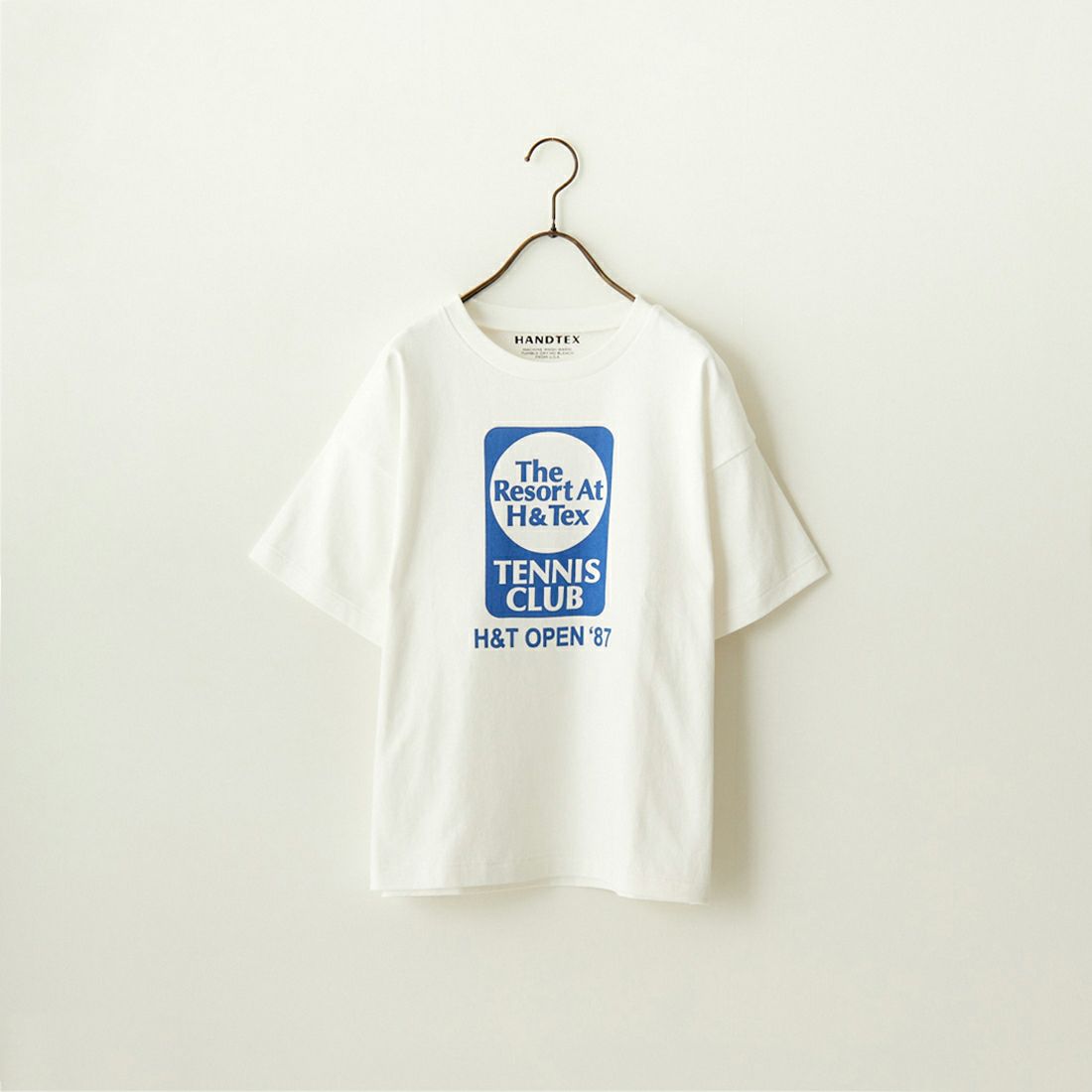 HANDTEX [ハンドテックス] 別注 スーベニアプリントTシャツ [HT6-CST-IN4-JF] TENNIS