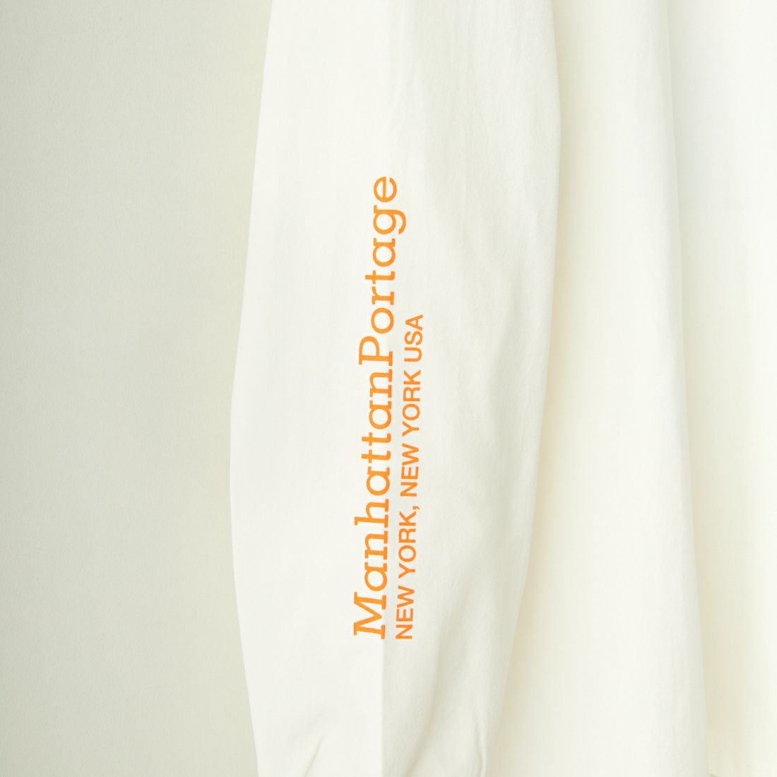 MANHATTAN PORTAGE [マンハッタンポーテージ] SPALDING ロングスリーブTシャツ [24SS-MP-M575] 01 WHITE
