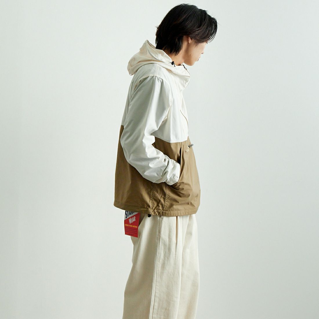 THE NORTH FACE [ザ ノースフェイス] コンパクトアノラック [NP22333] WC &&モデル身長：179cm 着用サイズ：L&&