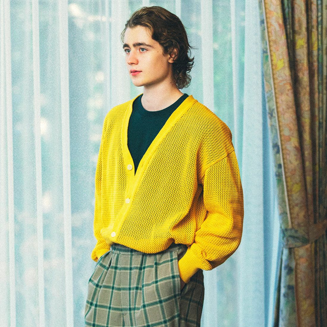 S.YEL&&モデル身長：180cm 着用サイズ：L&&