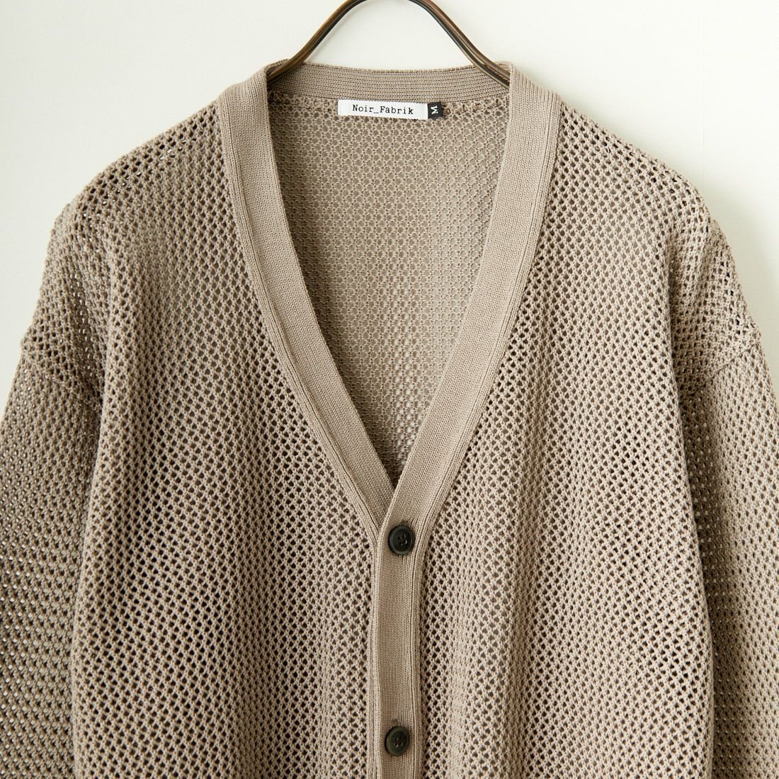 Noir Fabrik [ヌワールファブリック] コンパクトメッシュカーディガン [NF-241-015] GREYGE