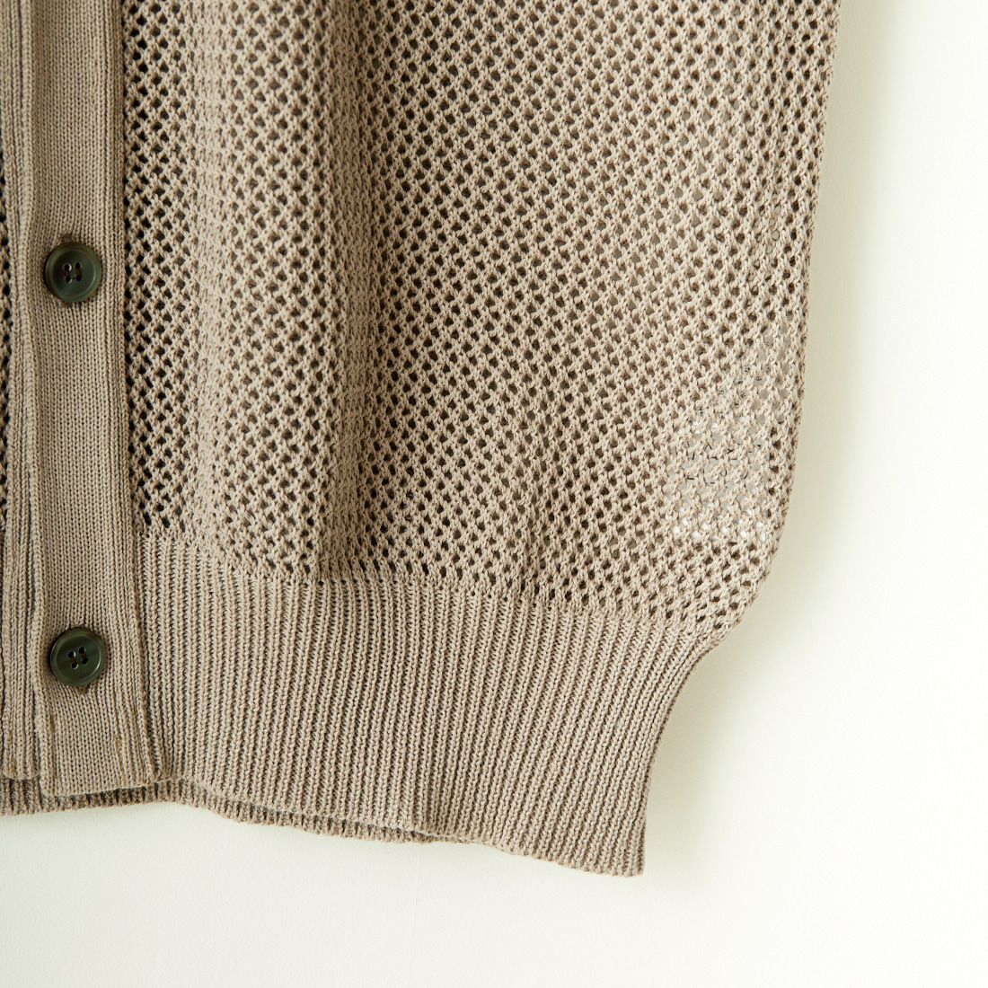 Noir Fabrik [ヌワールファブリック] コンパクトメッシュカーディガン [NF-241-015] GREYGE