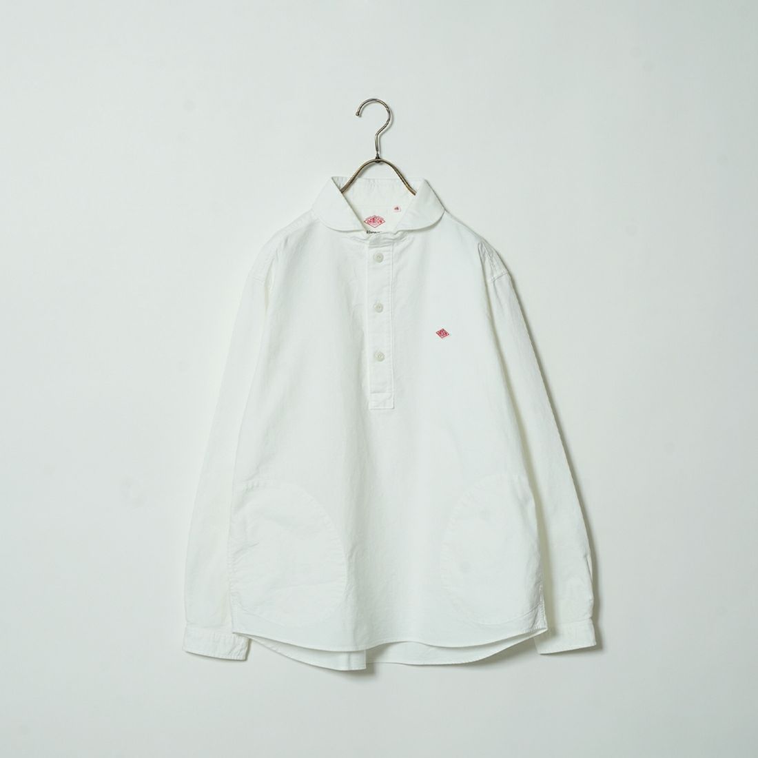 DANTON [ダントン] オックスフォード ラウンドカラーシャツ [DT-B0281SOX] WHITE