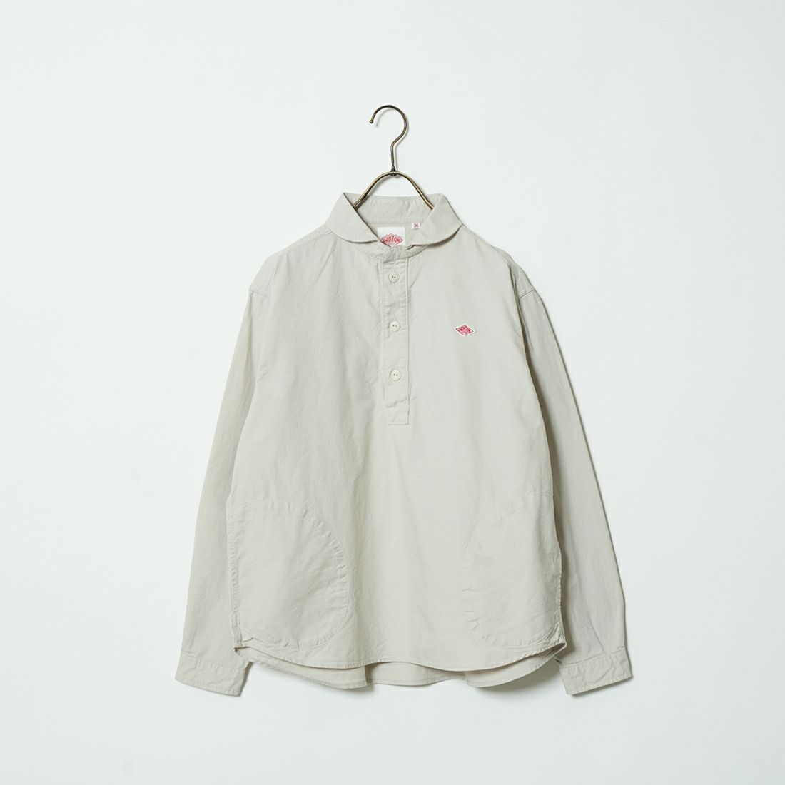 DANTON [ダントン] オックスフォード ラウンドカラーシャツ [DT-B0281SOX] OYSTER