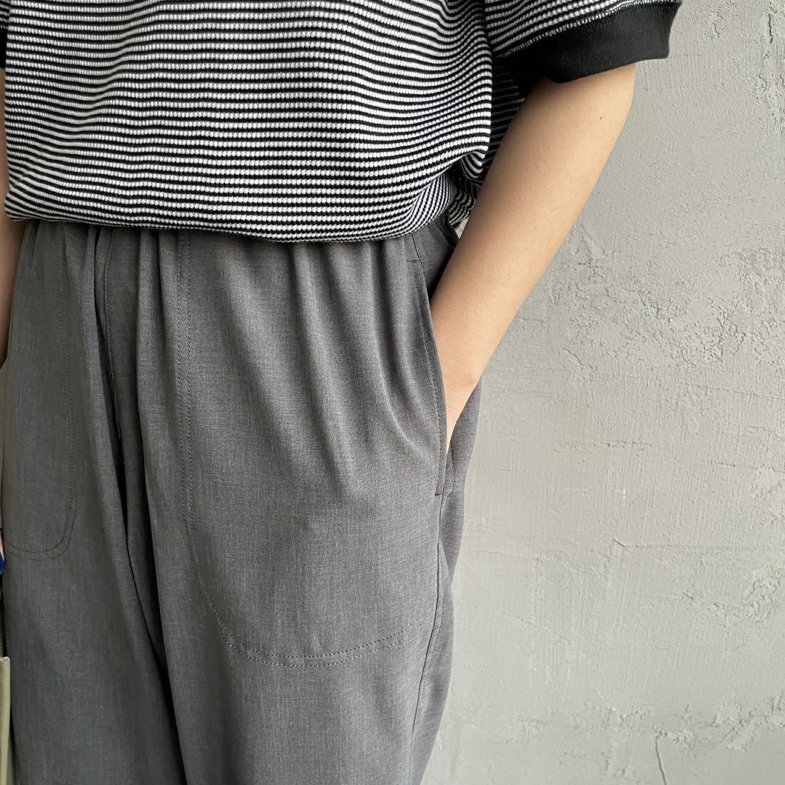DANTON [ダントン] イージーパンツ [JD-2540WLS] GREY
