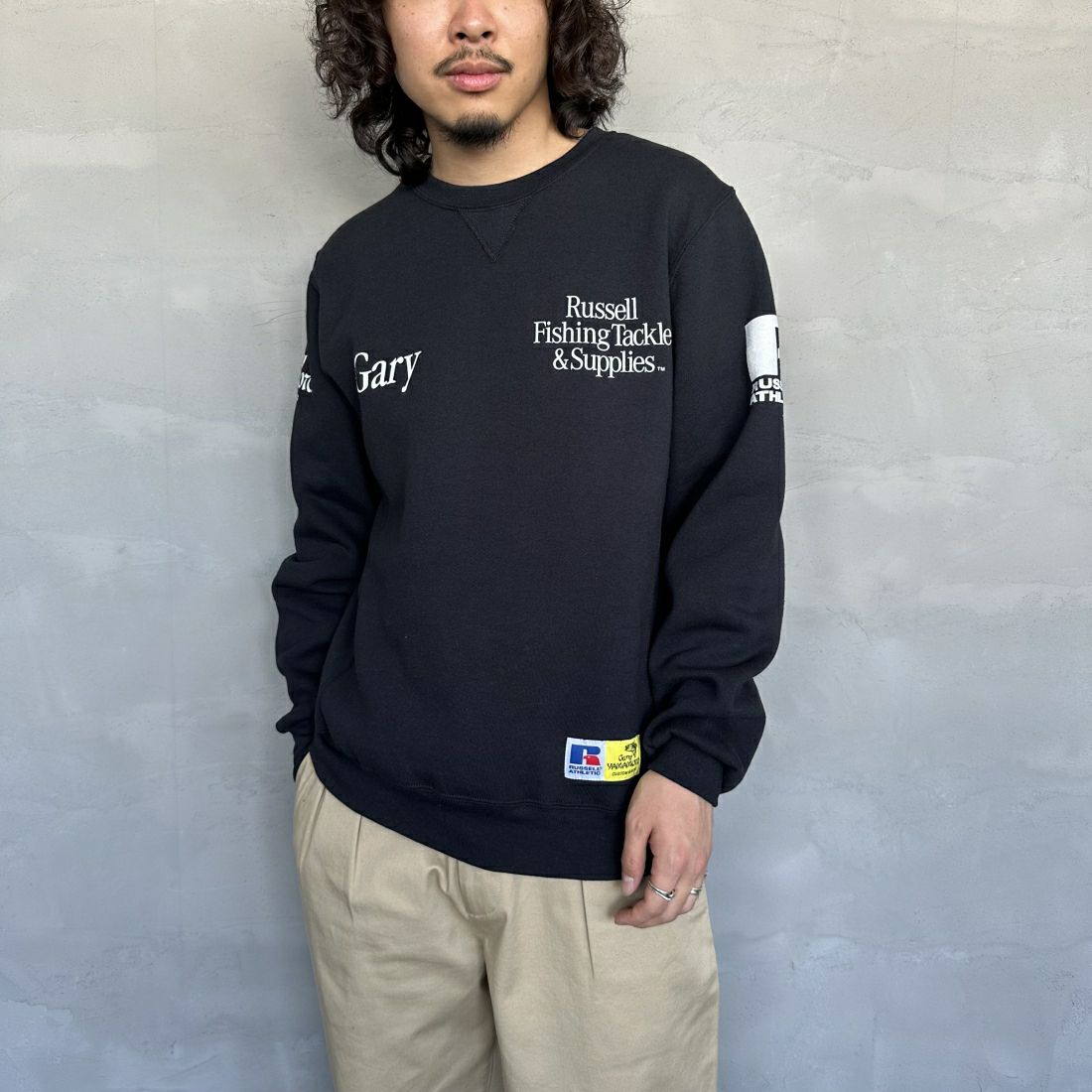 BLK&&モデル身長：173cm 着用サイズ：M&&