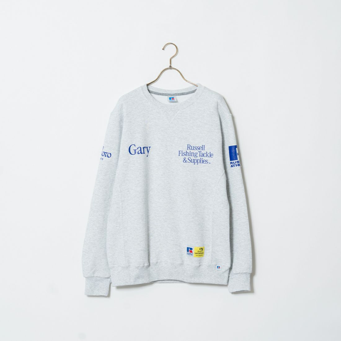 RUSSELL ATHLETIC [ラッセル アスレチック] Russell×Gary YAMAMOTO ロゴスウェット [RGY-A03] ASH