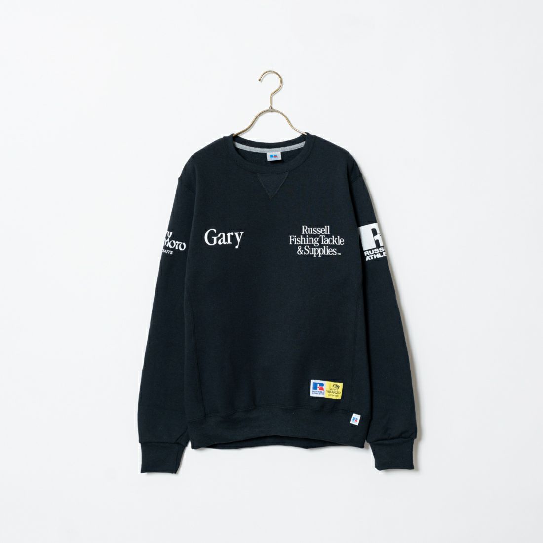 RUSSELL ATHLETIC [ラッセル アスレチック] Russell×Gary YAMAMOTO ロゴスウェット [RGY-A03] BLK