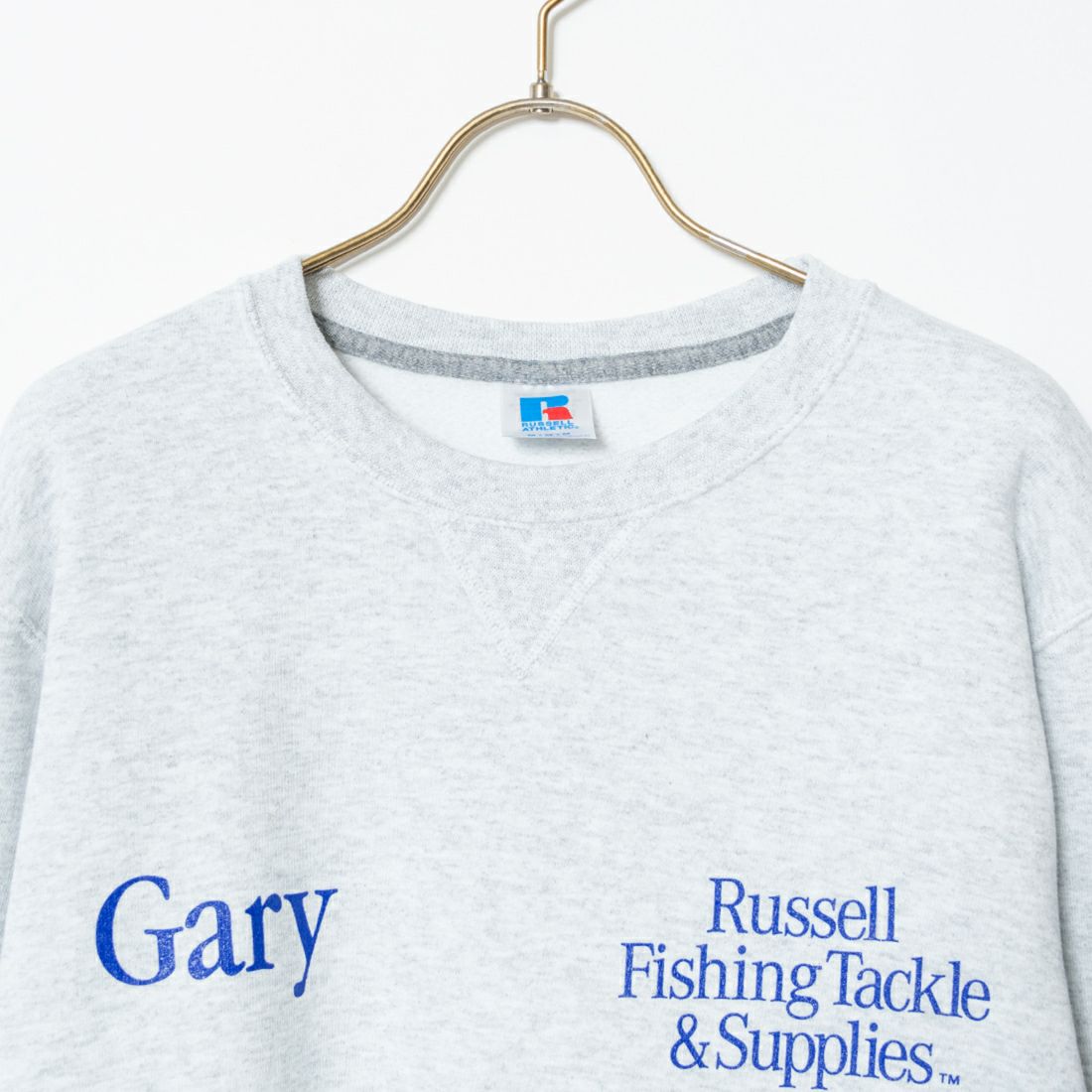 RUSSELL ATHLETIC [ラッセル アスレチック] Russell×Gary YAMAMOTO ロゴスウェット [RGY-A03] ASH