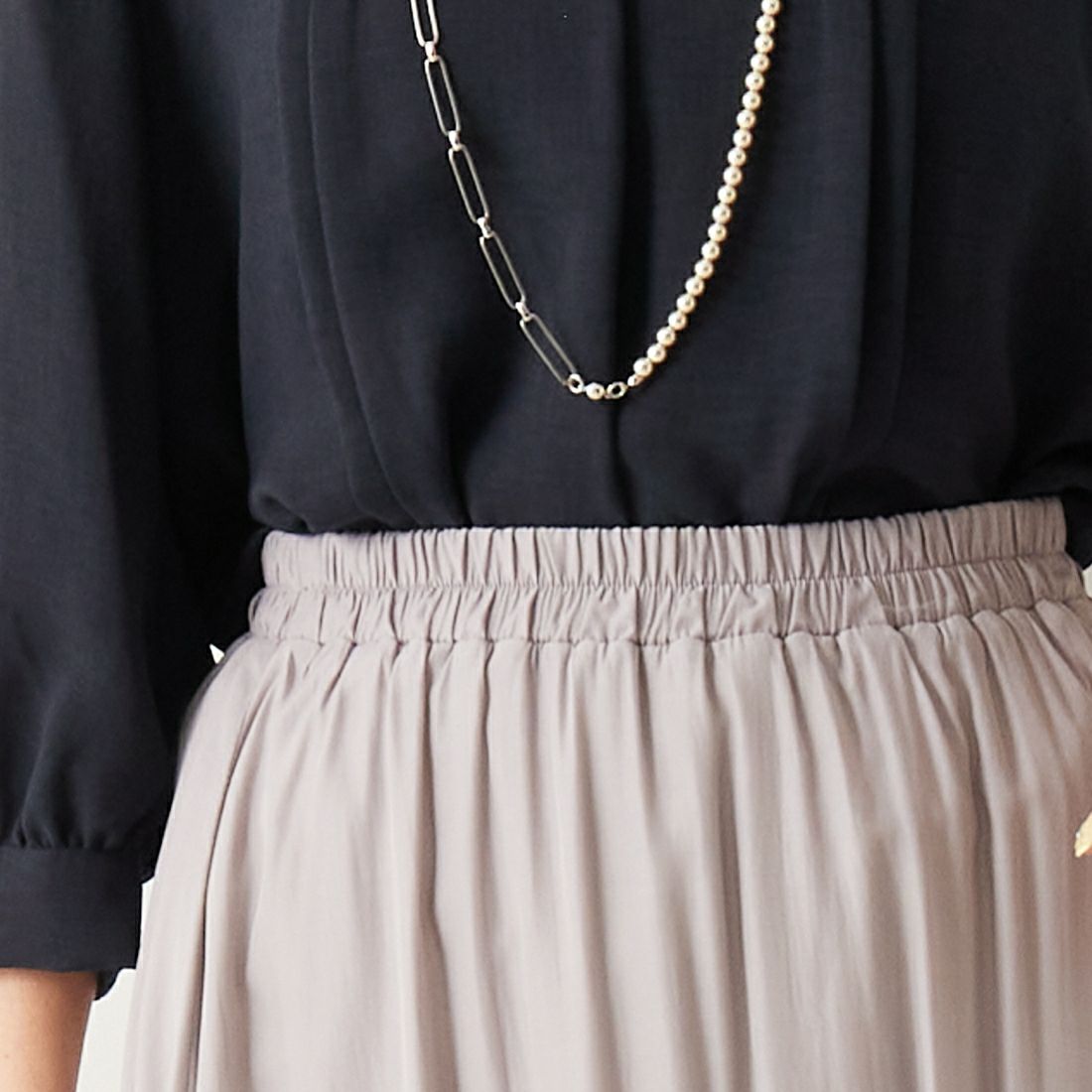 Jf Ready Made [ジェイエフレディメイド] エアリースカート [963-27201] 07 Lｸﾞﾚｰ