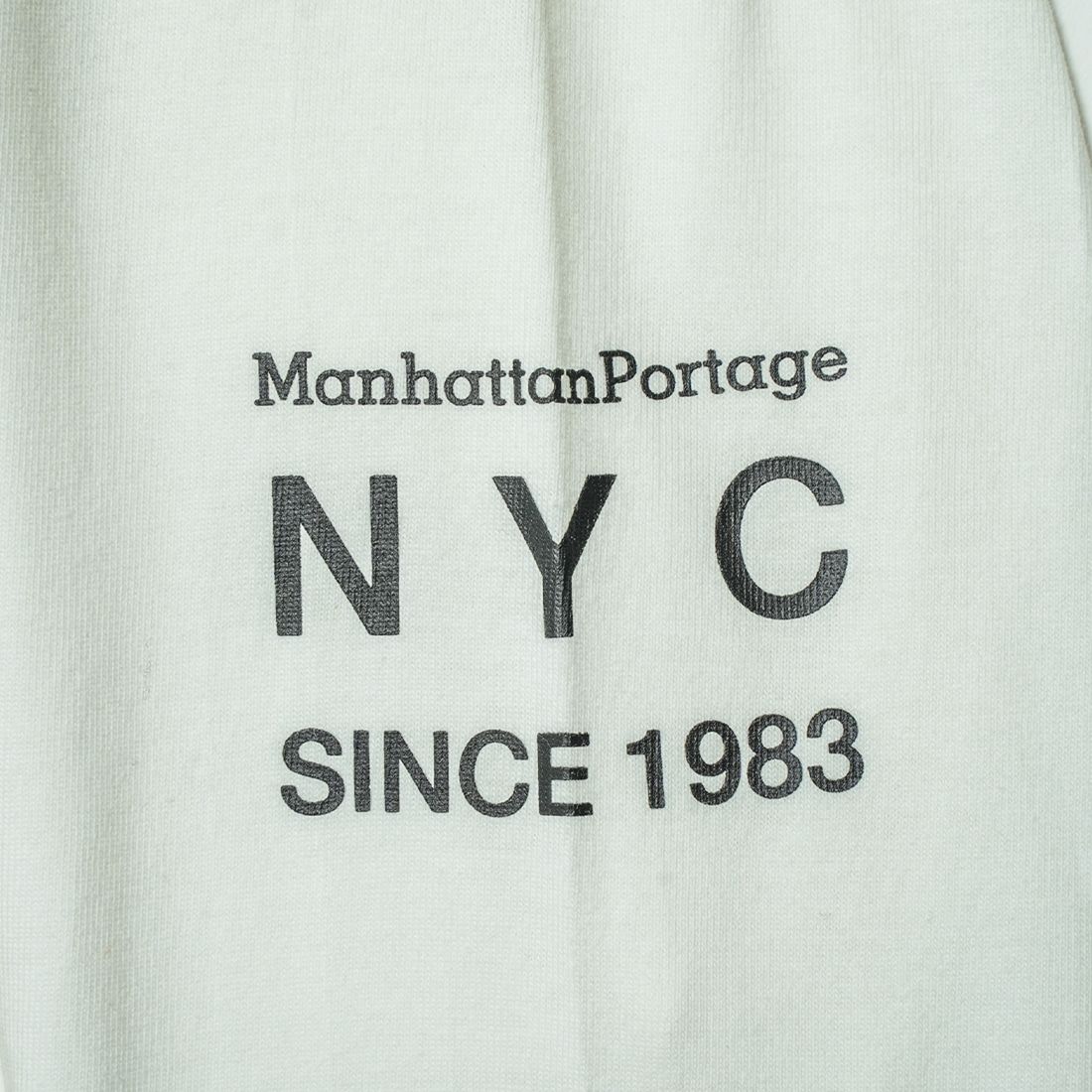 MANHATTAN PORTAGE [マンハッタンポーテージ] ロングスリーブプリントTシャツ [24SS-MP-M580] 01 WHITE