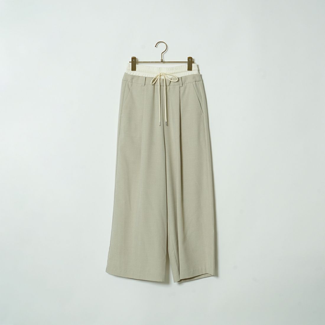 Jeans Factory Clothes [ジーンズファクトリークローズ] ダブルウエストパンツ [21241061] 033 ﾍﾞｰｼﾞｭ